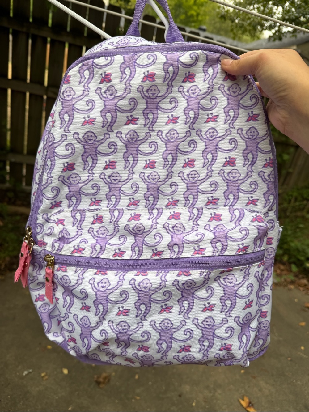Roller Rabbit Pottery Barn Lilac Backpack - Picture 12 of 16